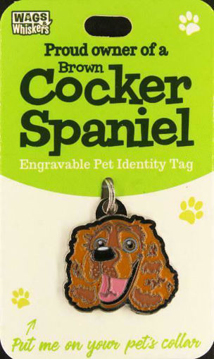 Picture of COCKER SPANIEL BROWN ID TAG